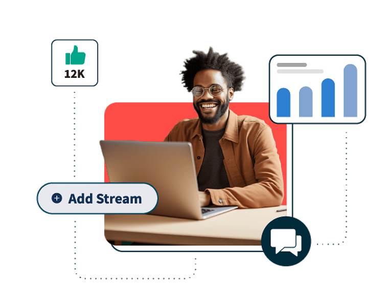 Visual representation of ad streaming and analytics
