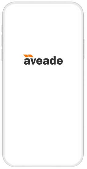 Aveade app on mobile phone