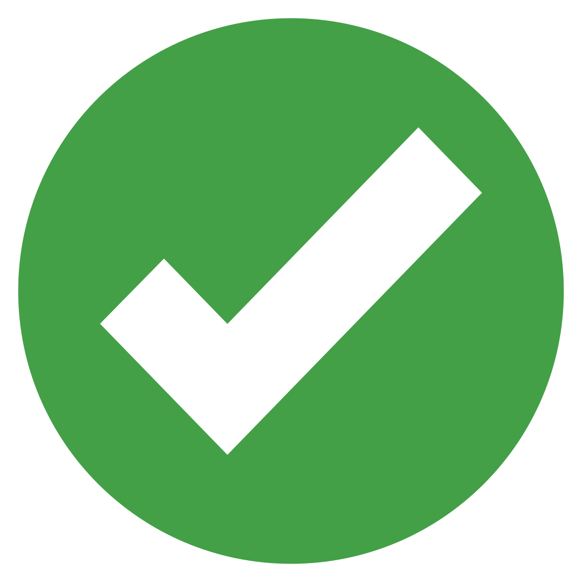 Correct use icon